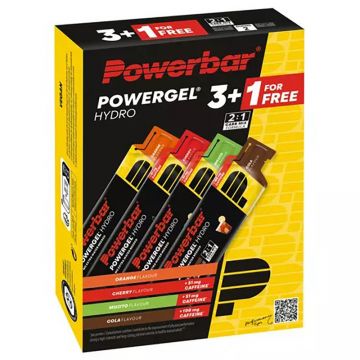 PowerBar HYDROGEL MULTIFLAVOUR 3+1 GRATIS