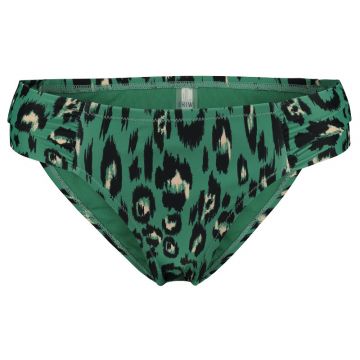 Shiwi dames bikini broek Luxe Leopard Butterfly - Groen