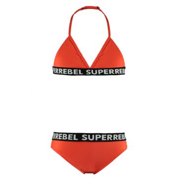 SuperRebel meisjes bikini Triangle - Rood