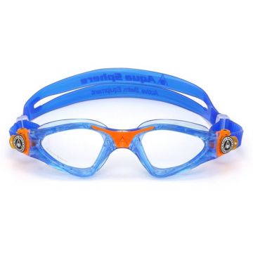 Aqua Junior zwembril Kayenne Clear Lens - Blauw