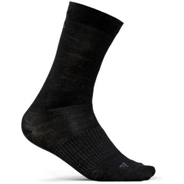 Craft wielren sokken 2-Pack Wool Liner - zwart