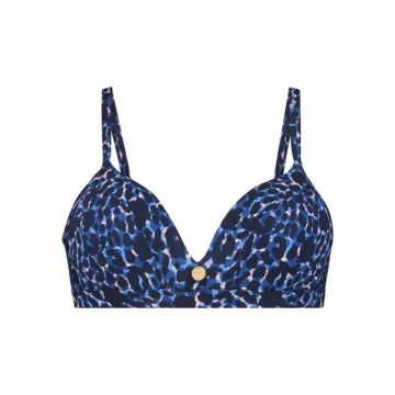 WOW dames bikini top Triangle - 1472 Navy Leopard