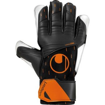Uhlsport Senior keepershandschoen Speed Contact St - Black/White/Fluo Orange