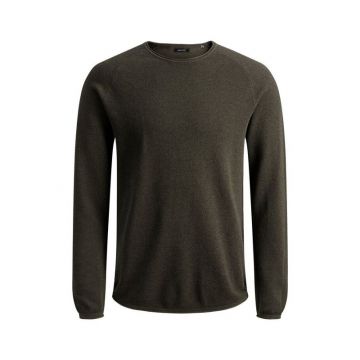Jack&Jones heren sweater JJEHILL KNIT CREW NECK NO - 176065001 Olive Night/Melange