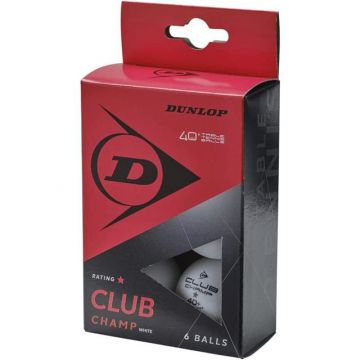 Dunlop 40+ Club ChampBlister Tafeltennisballen 6st