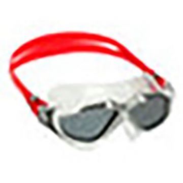 Aqua Senior Zwembril Vista - Dark Lens/White/Red