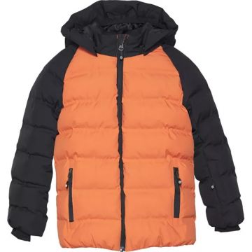 Color Kids Junior Ski Jas Quilt-Contrast - 3015 Orange