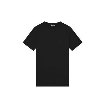 Malelions Heren T-shirt PATCHWORK - Zwart