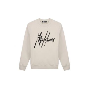 Malelions Heren Sweater Destroyed Signature