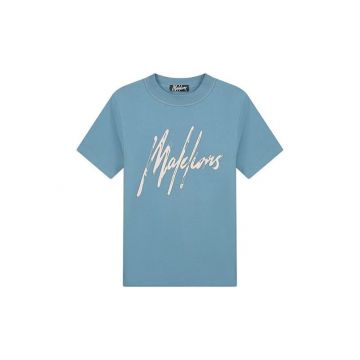 Malelions Heren T-Shirt Destroyed Signature